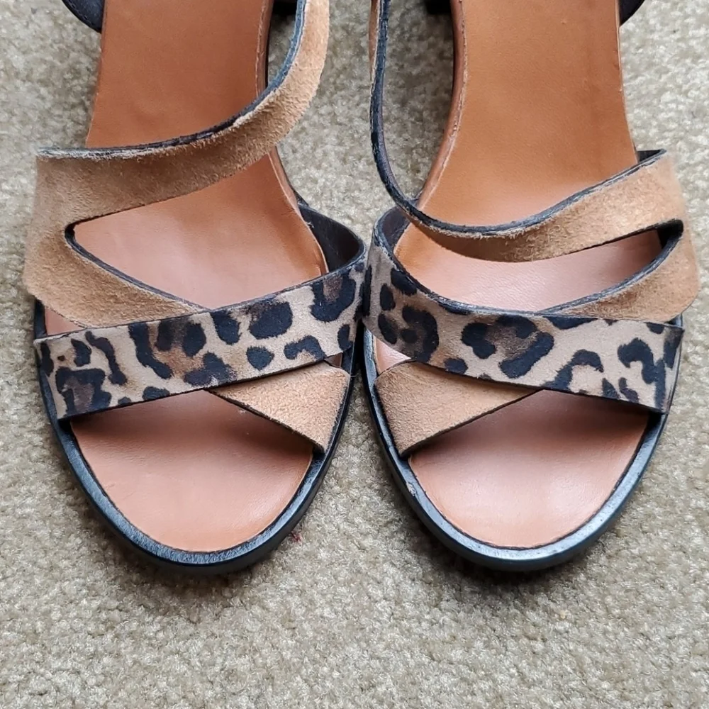 Plumers Leather Leopard Print‎ Heels